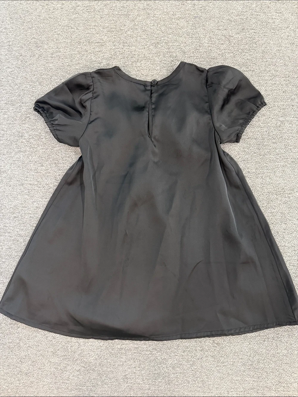 GAP Baby Black Dress with Velvet Bow